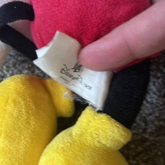 Disney Parks Mickey and Minnie Mouse Plush Set Stuffed Animals Vintage - Picture 4 of 7